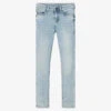 Mayoral Nukutavake Boys Light Blue Slim Fit Denim Jeans