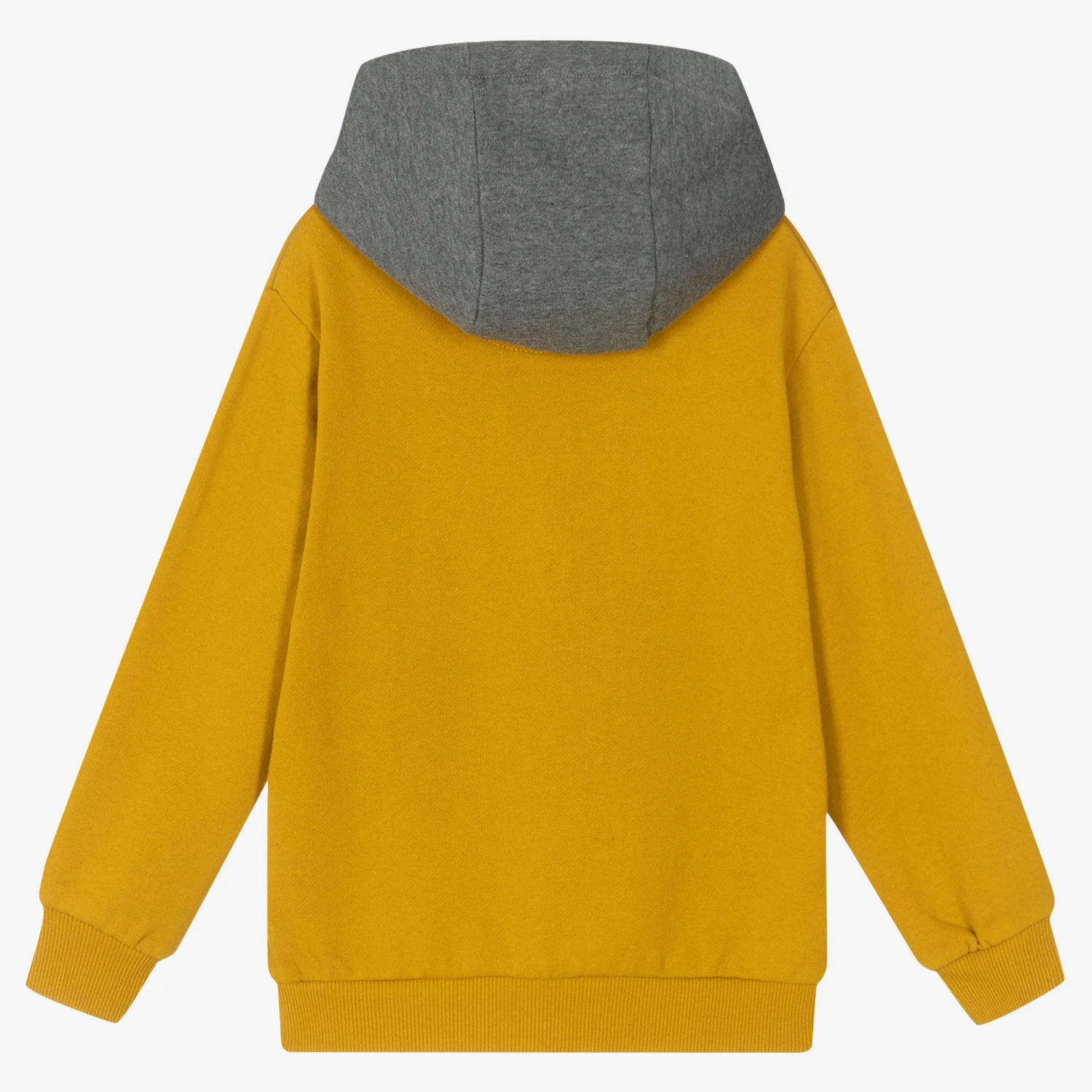 Mayoral Boys Mustard Yellow Hoodie - Image 2