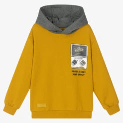 Mayoral Boys Mustard Yellow Hoodie