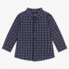 Mayoral Boys Navy Blue Cotton Shirt
