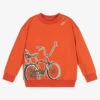 Mayoral Boys Orange Cotton Sweatshirt