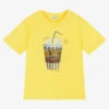 Mayoral Boys Yellow Cotton T-Shirt