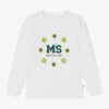 Mitch & Son Boys White Cotton Jersey Logo Top