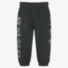 Molo Boys Grey Cotton Logo Joggers