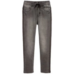 Molo Boys Grey Regular-Fit Jeans