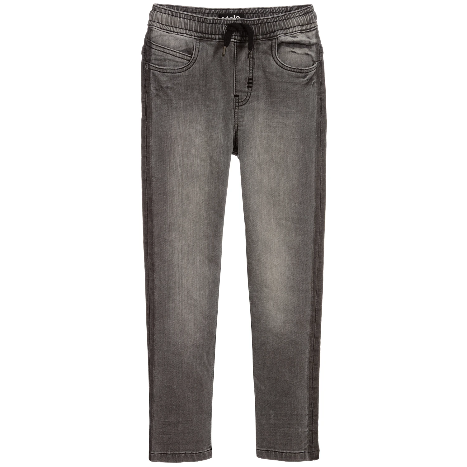 Molo Boys Grey Regular-Fit Jeans
