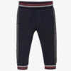 Monnalisa Boys Navy Blue Cotton Joggers