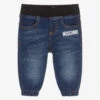 Moschino Baby Blue Denim Logo Jeans