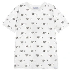 NIK&NIK Boys Ivory Cotton T-Shirt