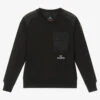 Parajumpers Boys Black Cotton Sweatshirt