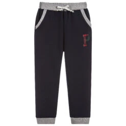 Patachou Boys Blue & Grey Joggers