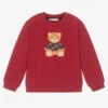 Patachou Boys Red Cotton Sweatshirt