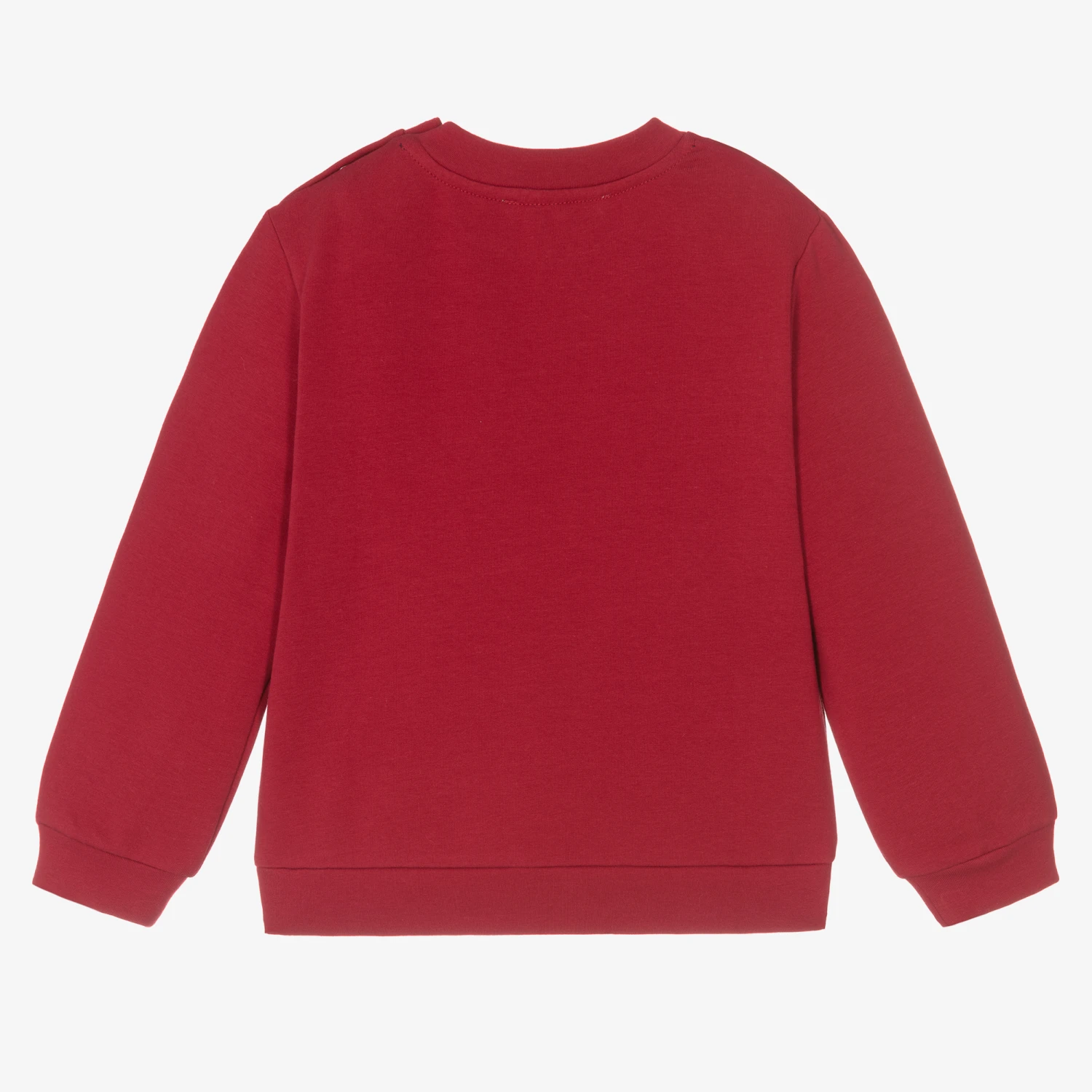 Patachou Boys Red Cotton Sweatshirt - Image 3