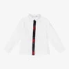 Patachou Boys White Cotton Shirt