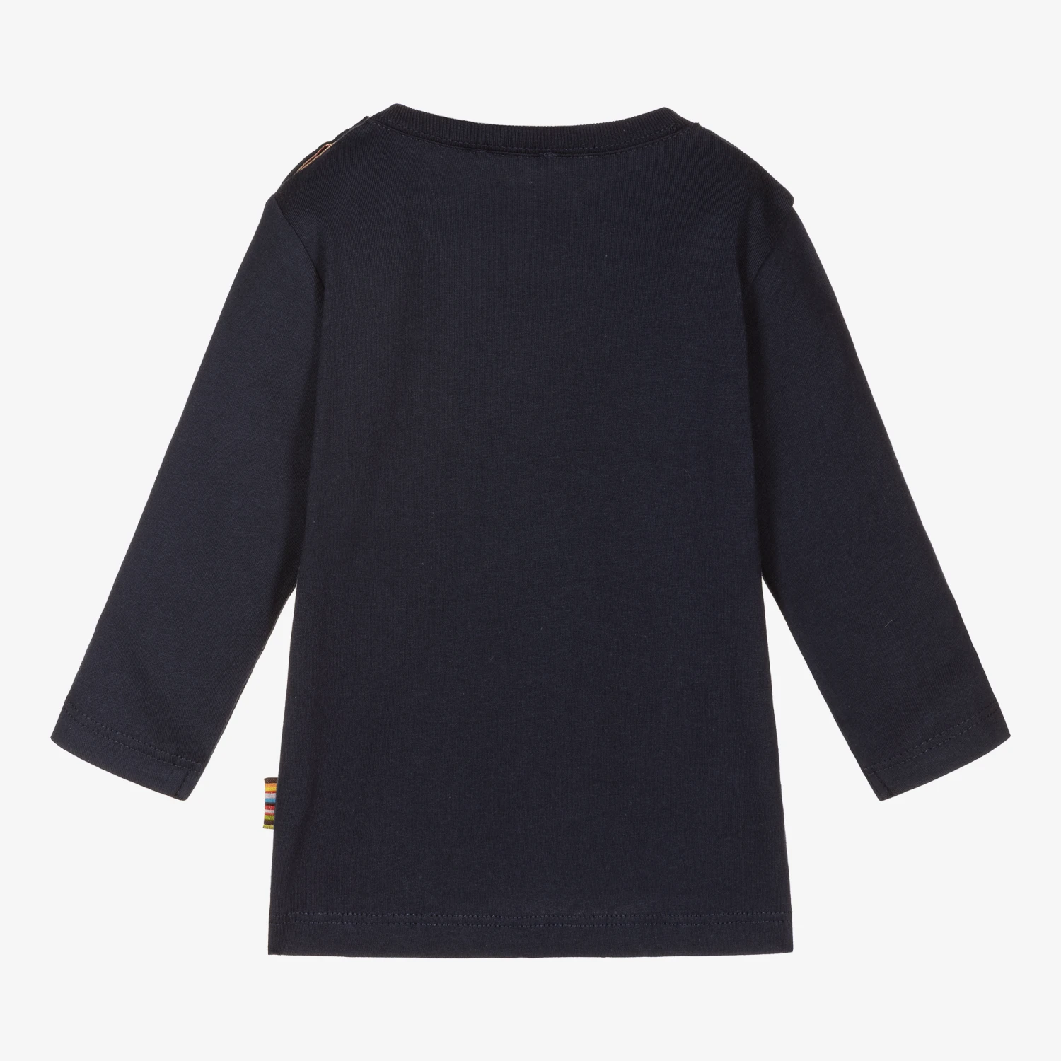 Paul Smith Junior Boys Blue Mini Cotton Top - Image 2