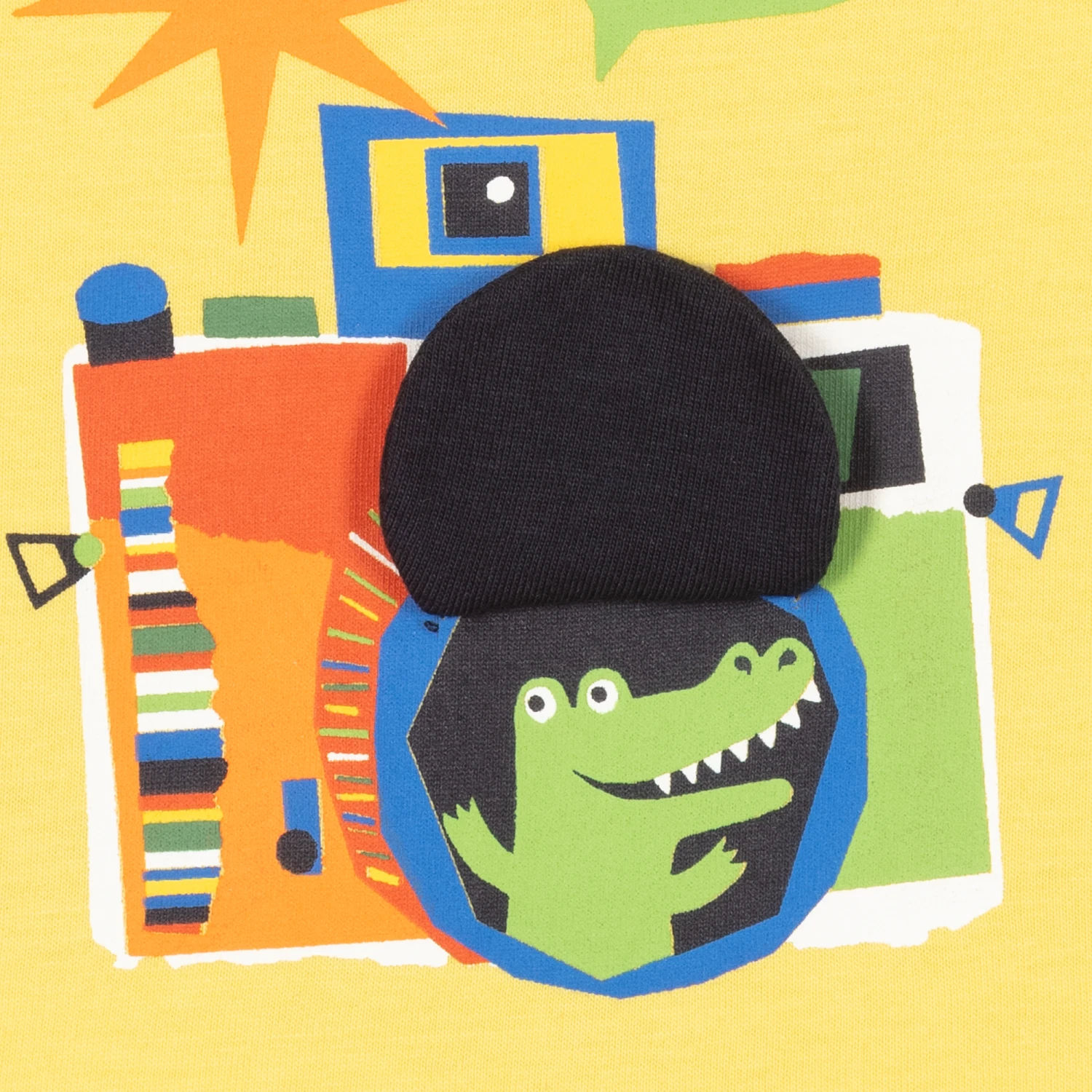 Paul Smith Junior Boys Yellow Camera T-Shirt - Image 3