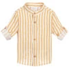 Paz Rodriguez Ivory & Beige Striped Shirt