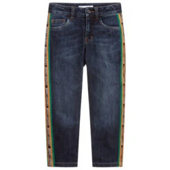 Roberto Cavalli Boys Denim Logo Jeans