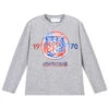 Roberto Cavalli Boys Grey Cotton Top