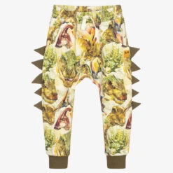 Rock Your Baby Boys Green Triassic Joggers