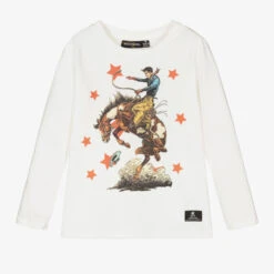 Rock Your Baby Ivory Cotton Bronco Top