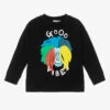 Stella McCartney Kids Boys Black Cotton Good Vibes Sweatshirt