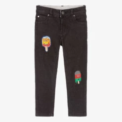 Stella McCartney Kids Boys Black Denim Jeans