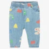 Stella McCartney Kids Boys Blue Chambray Joggers