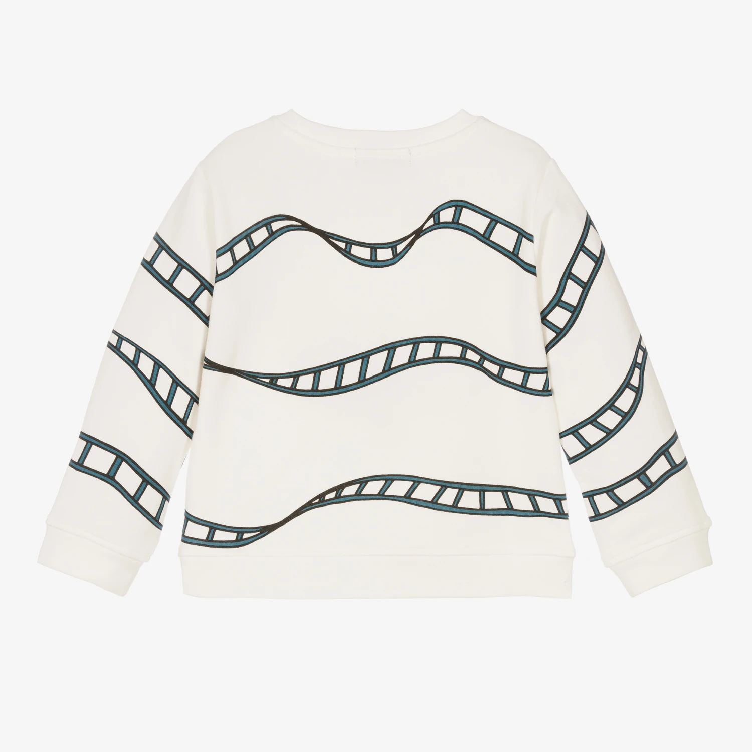 Stella McCartney Kids Boys Ivory Cotton Rollercoster Sweatshirt - Image 2