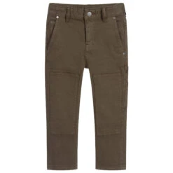 Stella McCartney Kids Boys Khaki Denim Jeans