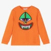 Stella McCartney Kids Boys Orange Pumpkin Sweatshirt