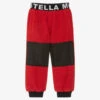 Stella McCartney Kids Boys Red Fleece Logo Joggers