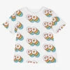 Stella McCartney Kids Boys White Cotton Graphic T-Shirt
