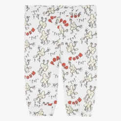 Stella McCartney Kids Boys White Popcorn Jersey Joggers