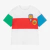 Stella McCartney Kids White Colourblock T-Shirt