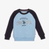 U.S. Polo Assn. Blue Cotton Logo Sweatshirt