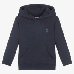 U.S. Polo Assn. Boys Navy Blue Logo Hoodie