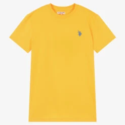 U.S. Polo Assn. Boys Orange Cotton T-Shirt
