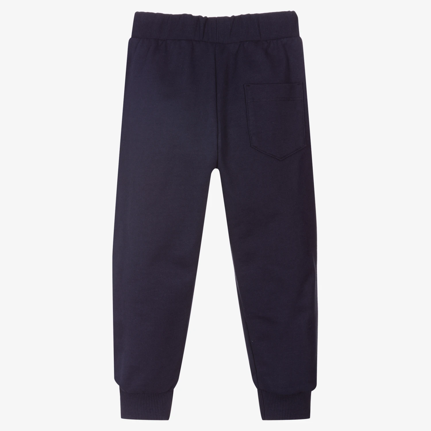 Versace Blue Cotton Logo Joggers - Image 2