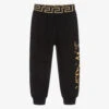 Versace Boys Black Greca Joggers