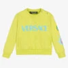Versace Boys Green Medusa Sunnies Sweatshirt