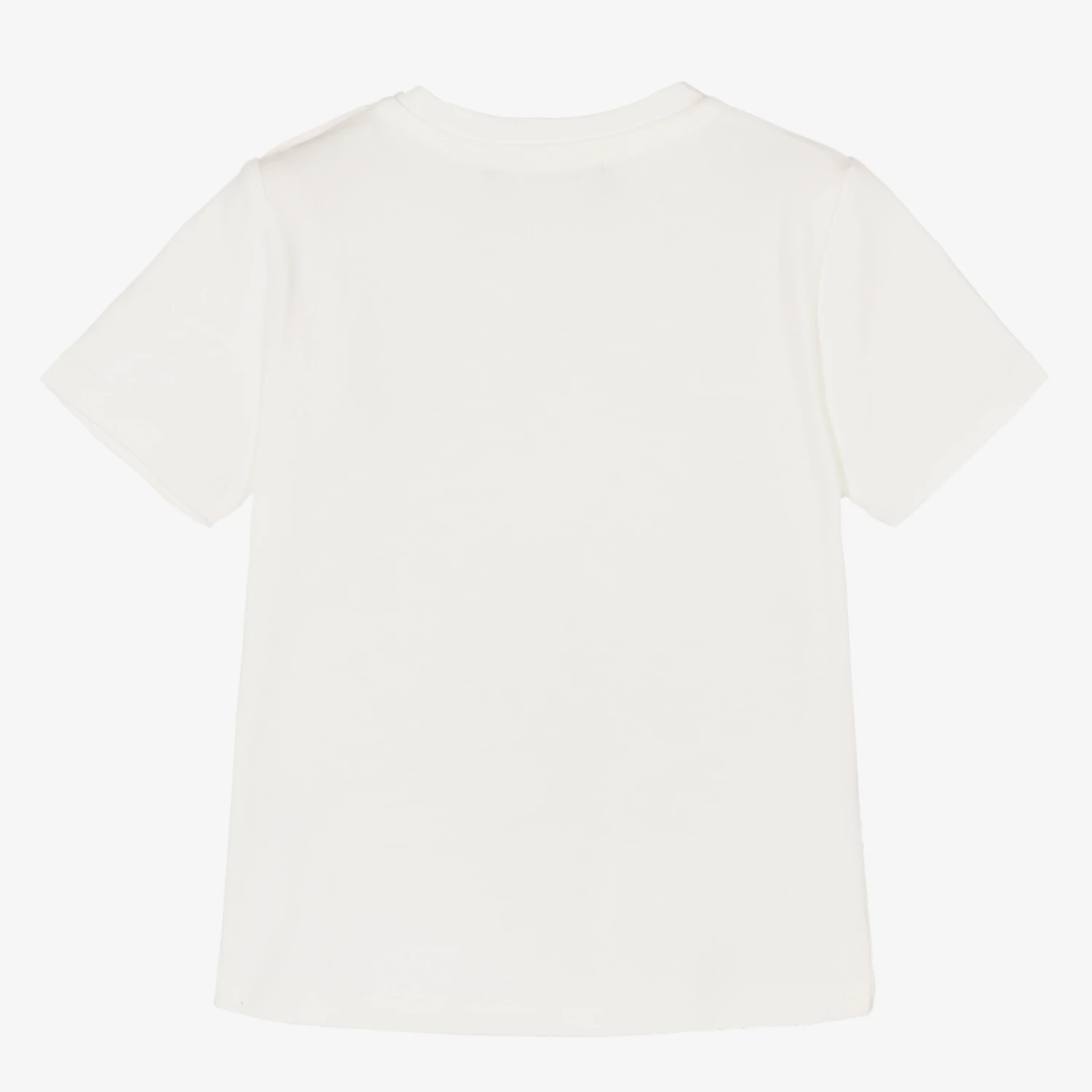 Versace Boys White Splash Logo T-Shirt - Image 2