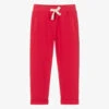 Week-end à La Mer Boys Red Cotton Joggers
